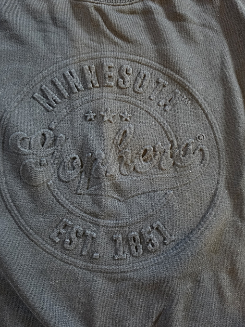 Minnesota Gophers Women's Crewneck Sweater Black Medium - Picture 3 of 4